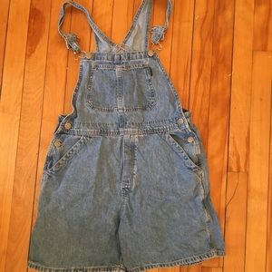 Denim overalls